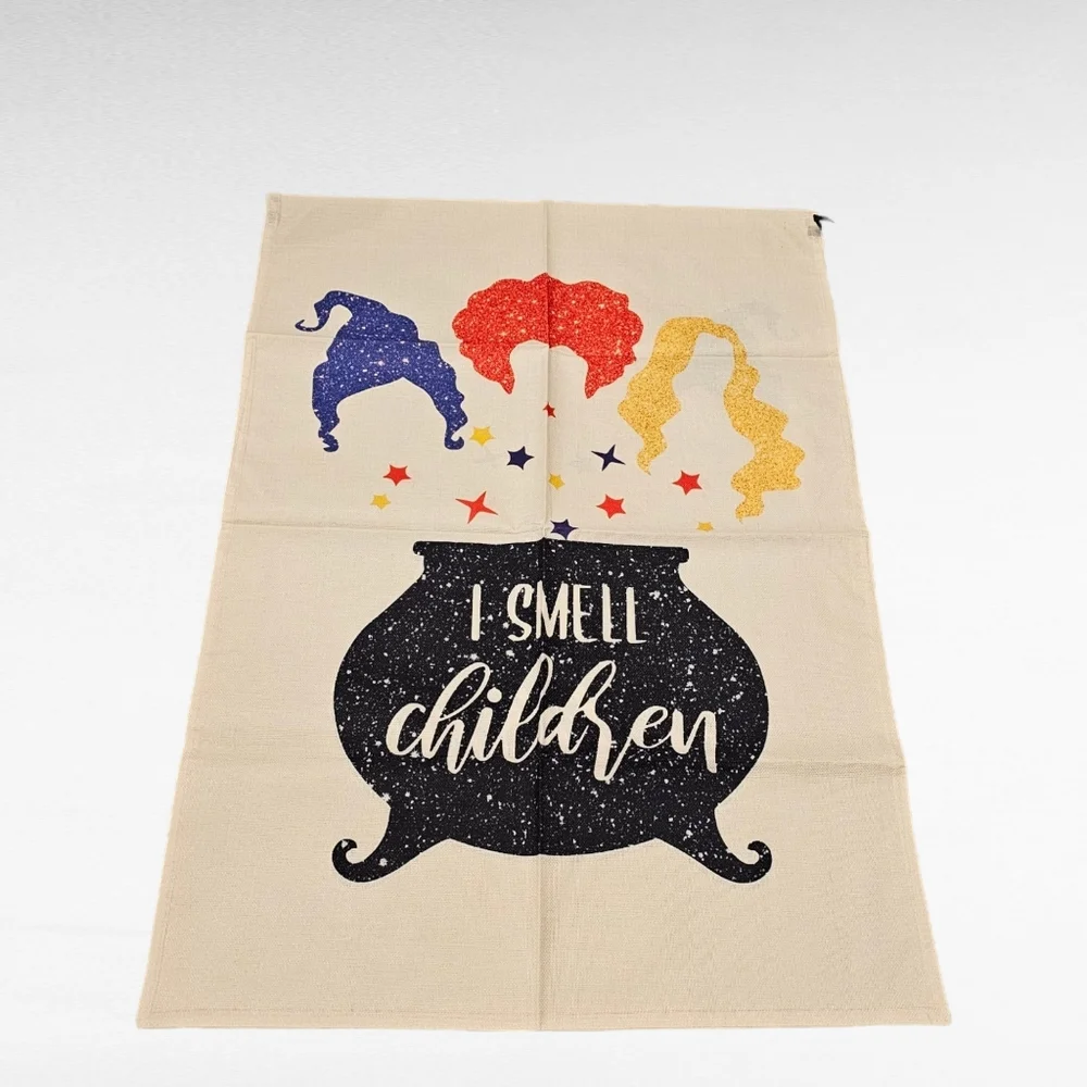 Hocus Pocus I Smell Children Large House Flag Double Sided 39